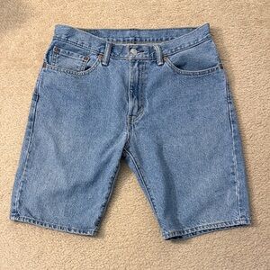Levi’s 505 long denim shorts. Size 32.